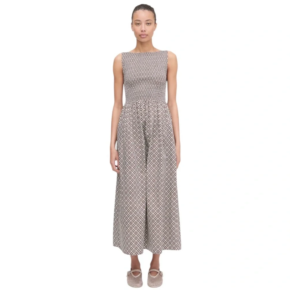 Hill House Cosima Nap Dress Chocolate Lattice XS - Picture 6 of 8